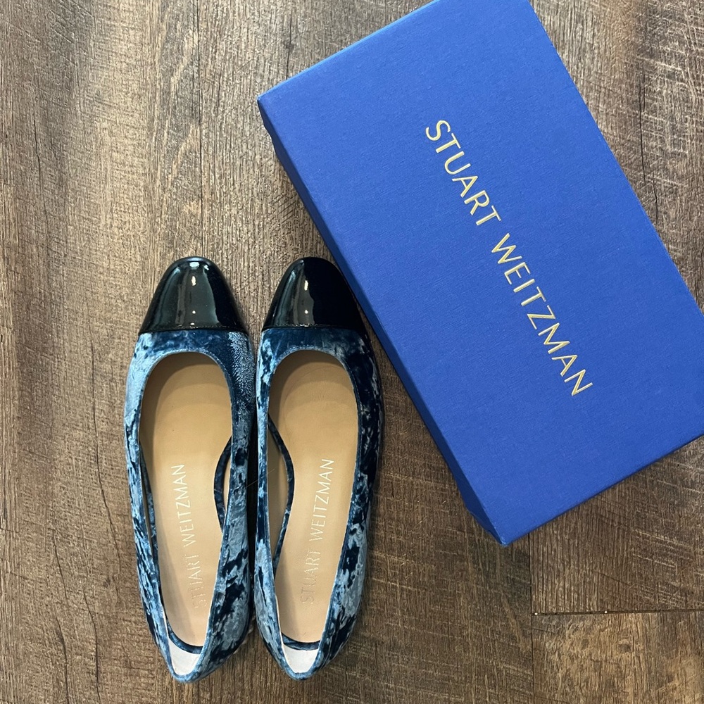 Stuart Weitzman Women's Blue and Black Shoes
